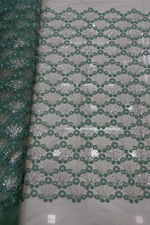 New designer imported ribbon work net fabrics DN-K3704