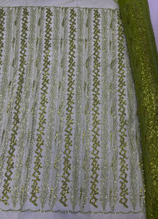 New designer imported beads work net fabrics DN-tone to tone stripe