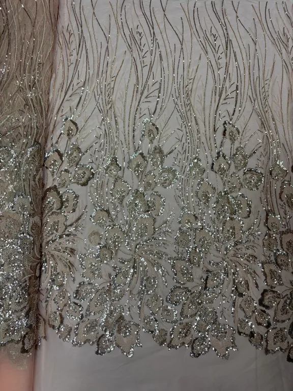 New designer imported beads work net fabrics DN-UD beads 1