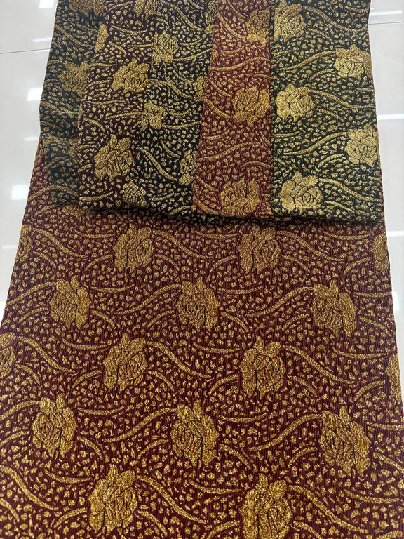 Imported metallic jacquard fabrics