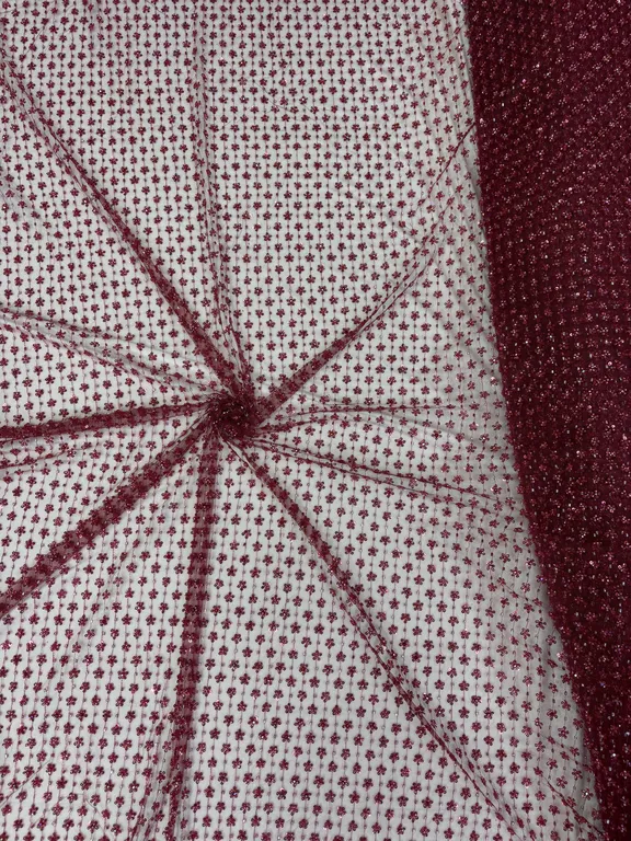 New designer tone to tone crystal Pearls and beads work net fabrics DN-88341