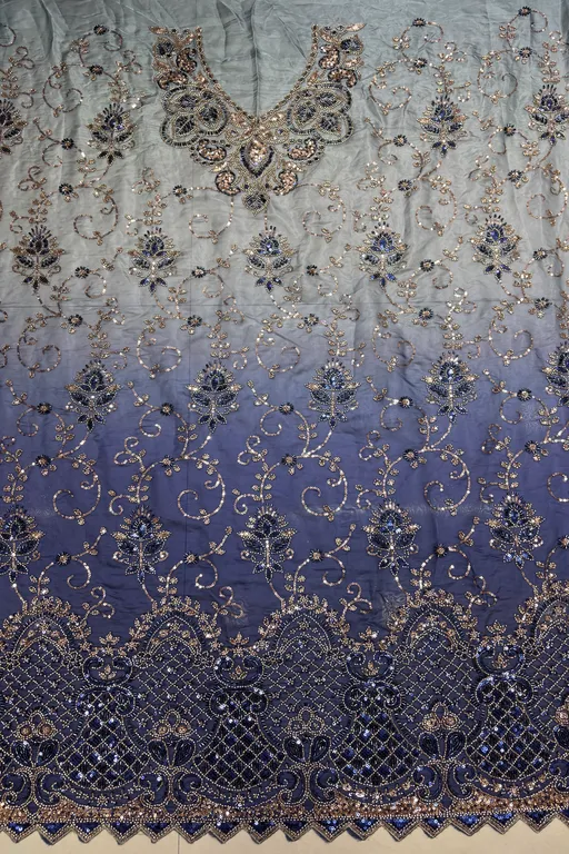 New designer imported Organza suit special neck  DN-5808/N5