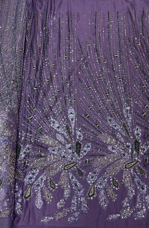 New designer imported beads work net fabrics DN-6639