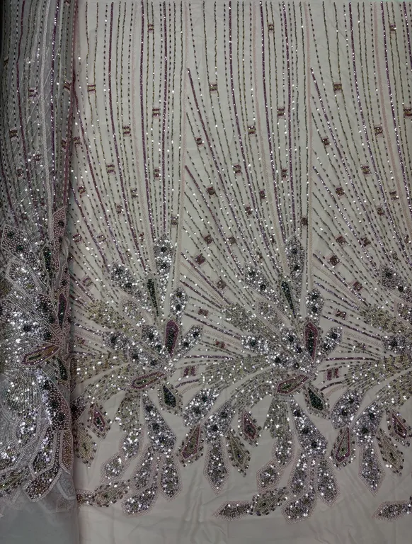 New designer imported beads work net fabrics DN-6639