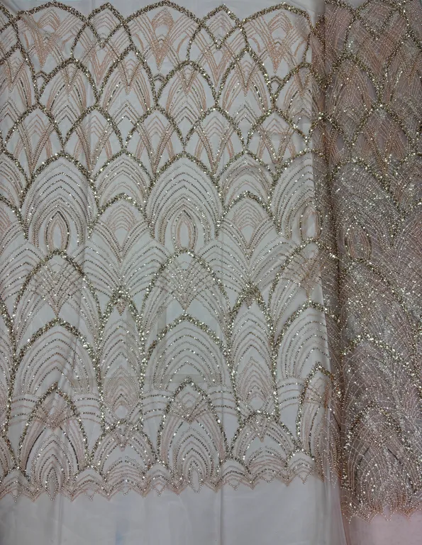 New designer imported beads work net fabrics DN-6744 taj