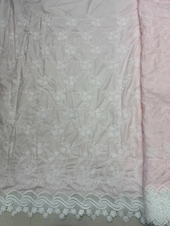 New designer imported cotton cutwork fabrics DN- PC Cotton D3