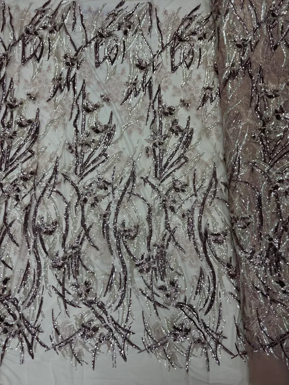 New designer imported sequence embroidery work net fabrics