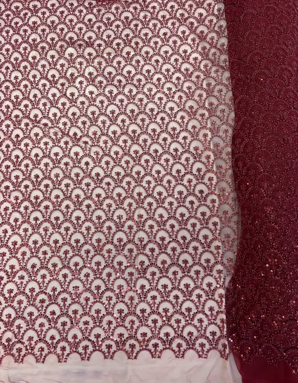 New designer imported beads work net fabrics DN-chota moon tone to tone