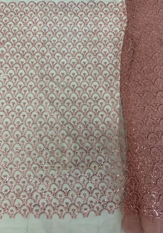 New designer imported beads work net fabrics DN-chota moon tone to tone