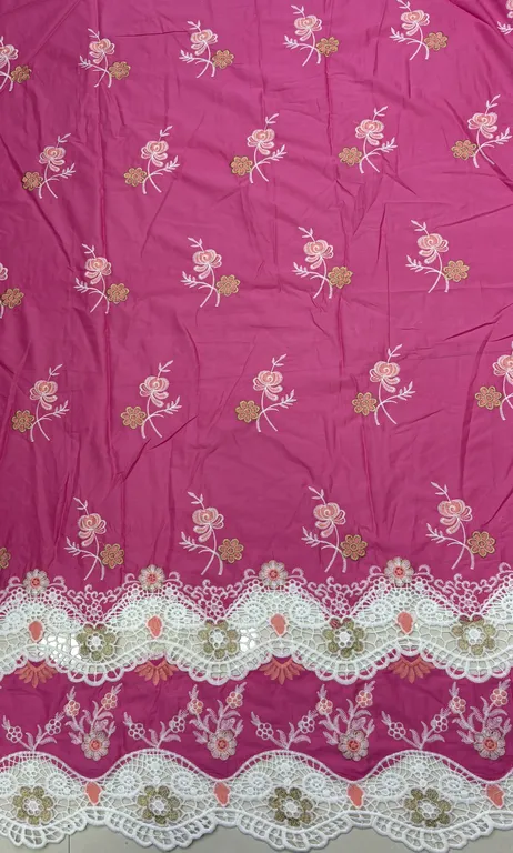  New designer imported cotton cutwork fabrics DN- PC cotton/D5